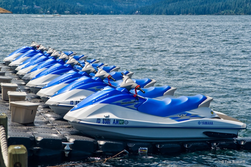 Jet Skis on Coeur d'Alene Lake