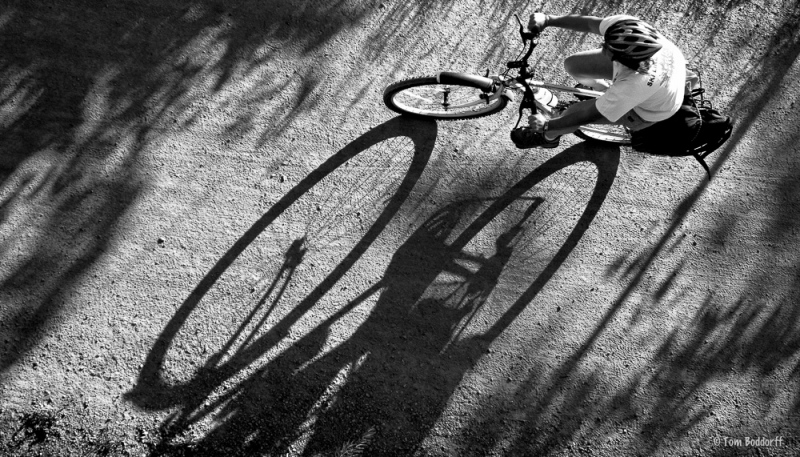 Cyclist in Missoula MT