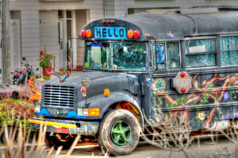 Psychedelic Bus in San Francisco