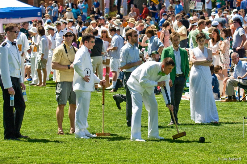 USNA vs St. Johns Croquet Tournament